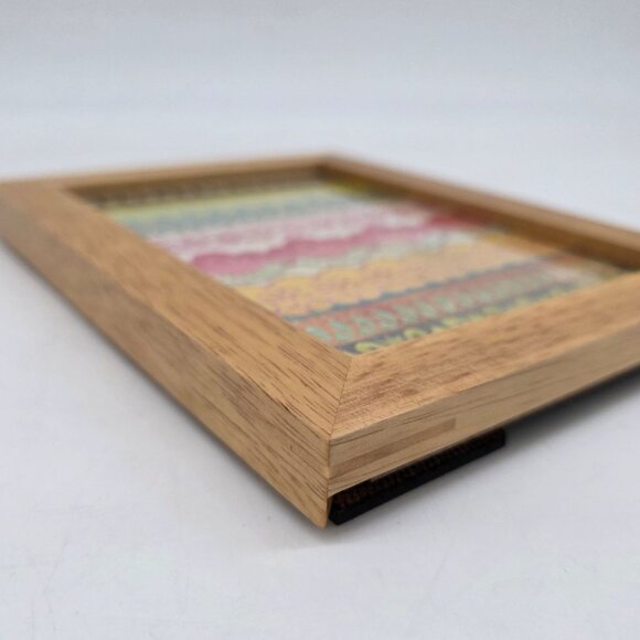 Decorative Bamboo Wooden Picture Photo Frame 4"x6" Thailand - Picture 11 of 11